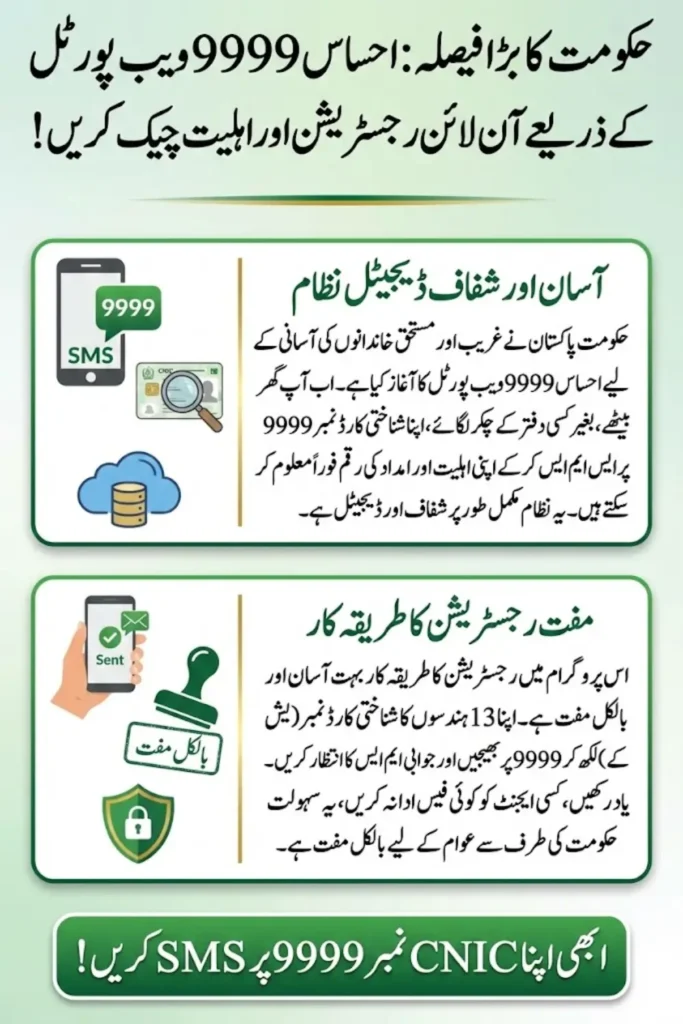 9999 Web Portal Registration Online Ehsaas Program – Complete Guide for CNIC Check and Eligibility 2026