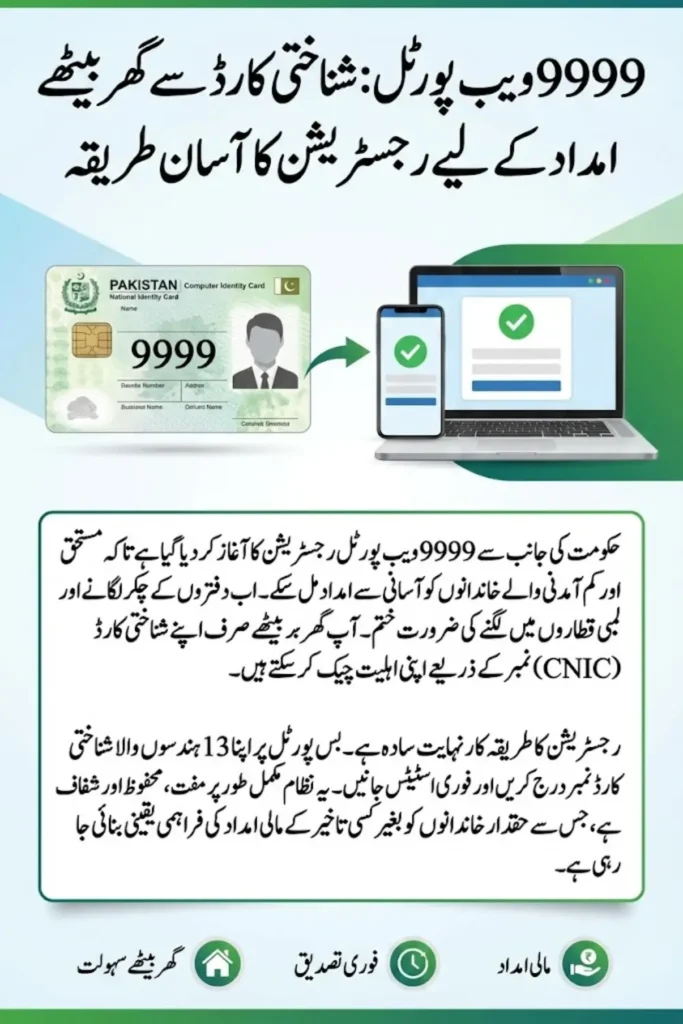 9999 Web Portal Registration – Complete Online Guide for CNIC Check and Registration Process