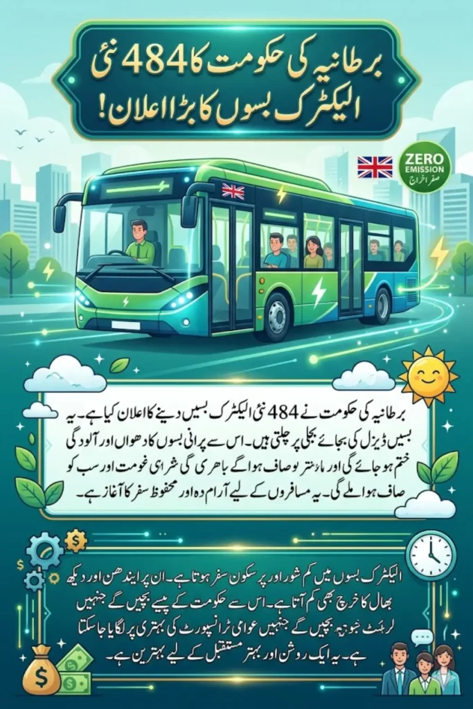 484 New Electric Buses Funded By UK Government to Strengthen Clean Public Transport