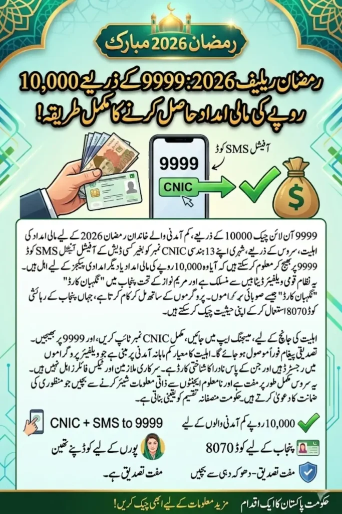 9999 Online Check 10000 CNIC Pakistan for Maryam Nawaz Nigehban Card & 8070 Status Guide