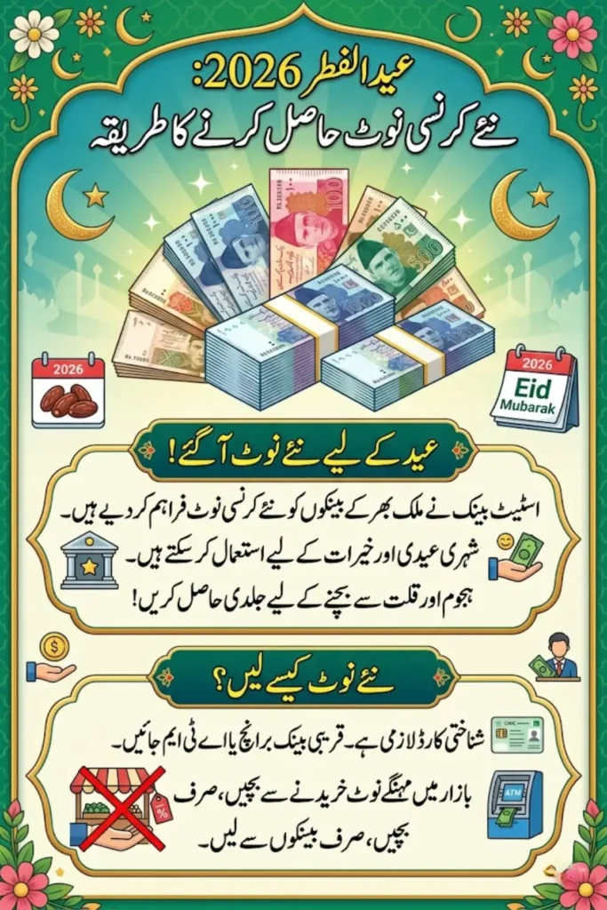 Fresh Currency Notes Eid 2026 Distribution Started Across Pakistan by State Bank