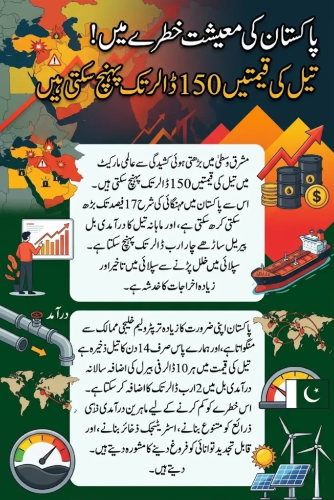 Pakistan Oil Price Risk Middle East Tensions – Inflation and Import Bill Threat Explained