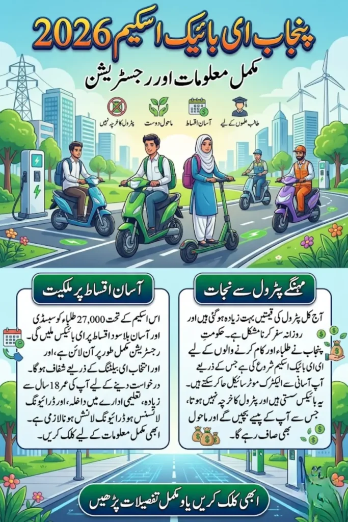Punjab E-Bike Scheme 2026: Complete Guide to CM Punjab Electric Bike Scheme Online Registration, Eligibility & Benefits