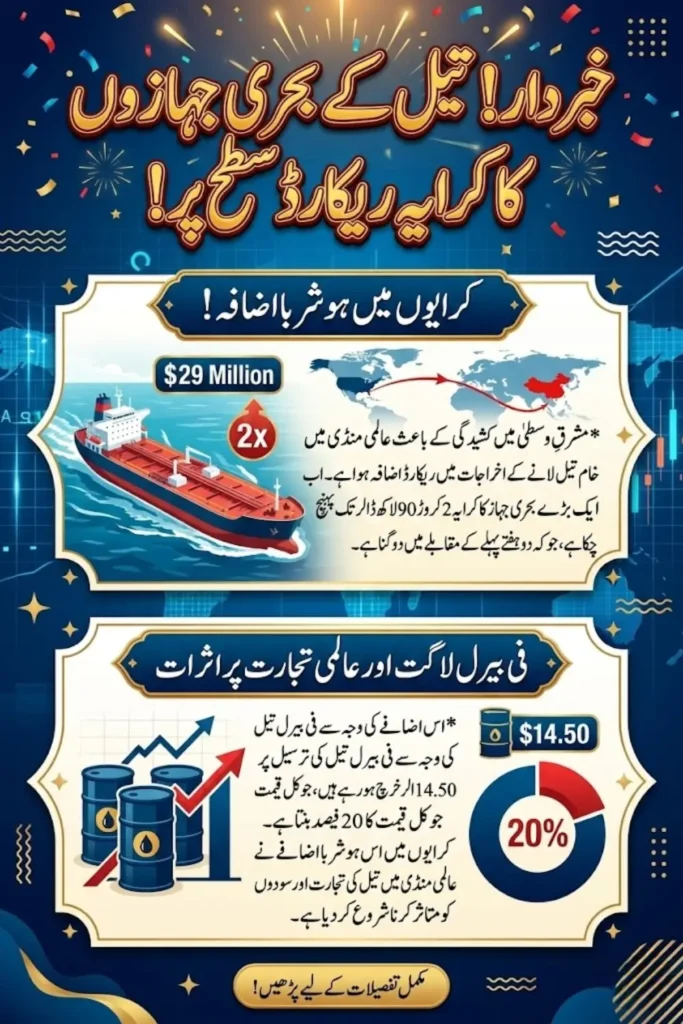 US Crude Shipping Costs Surge as Middle East Conflict Disrupts Global Oil Supply Routes