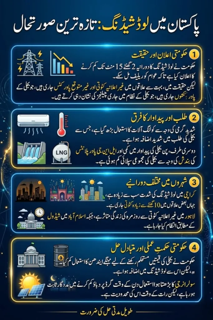 Load Shedding Duration Drops in Pakistan – New Timings, Causes & City-Wise Power Outage Details