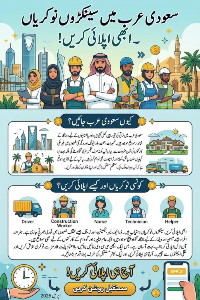 Multiple Jobs in Saudi Arabia Apply Now – Latest Overseas Opportunities 2026