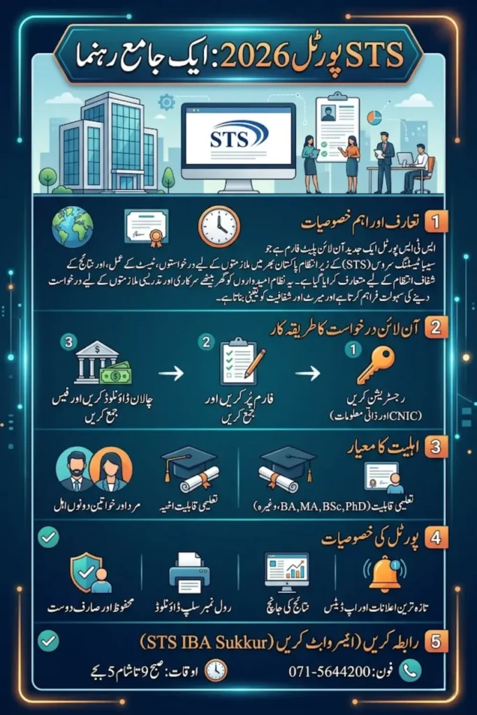 STS Portal 2026 Online Apply – Complete Guide to SIBA Testing Service STS Jobs, Login, Slips & Results