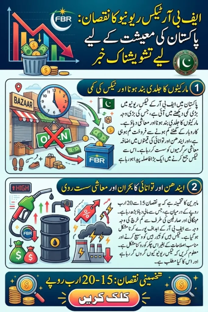 FBR Tax Revenue Loss: Early Market Shutdowns Cost Pakistan Rs. 20 Billion