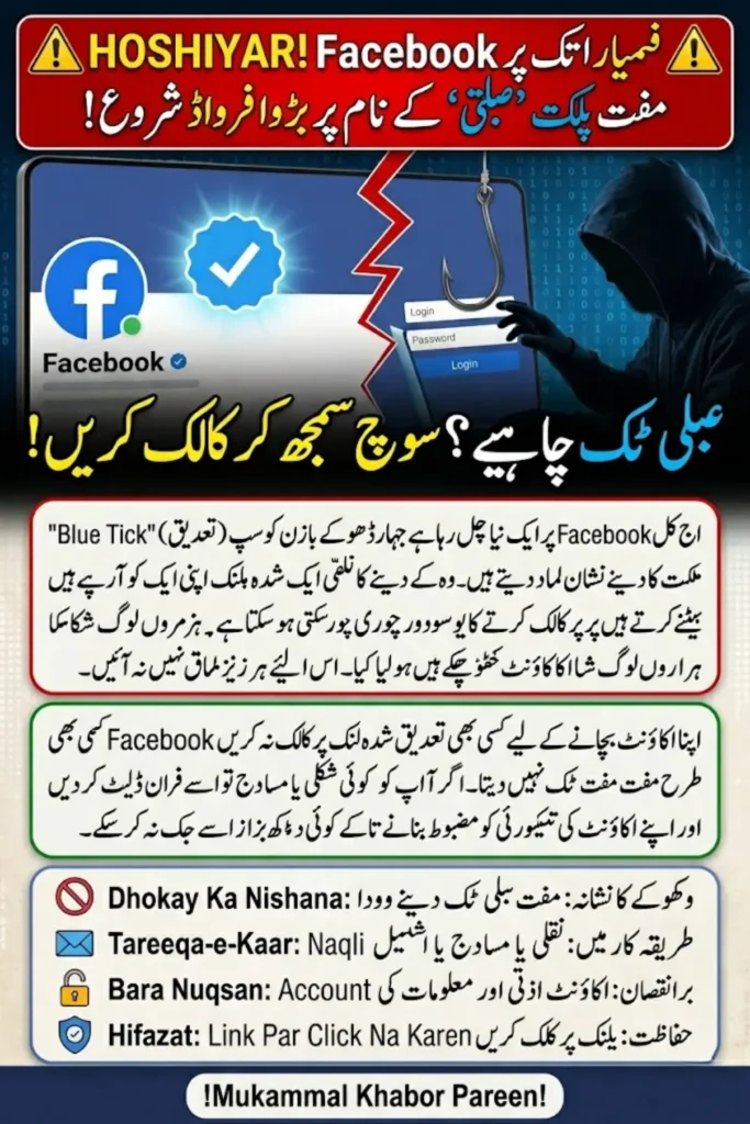 Facebook Phishing Scam Alert 2026: Free Verification Badge Trap Targeting Users