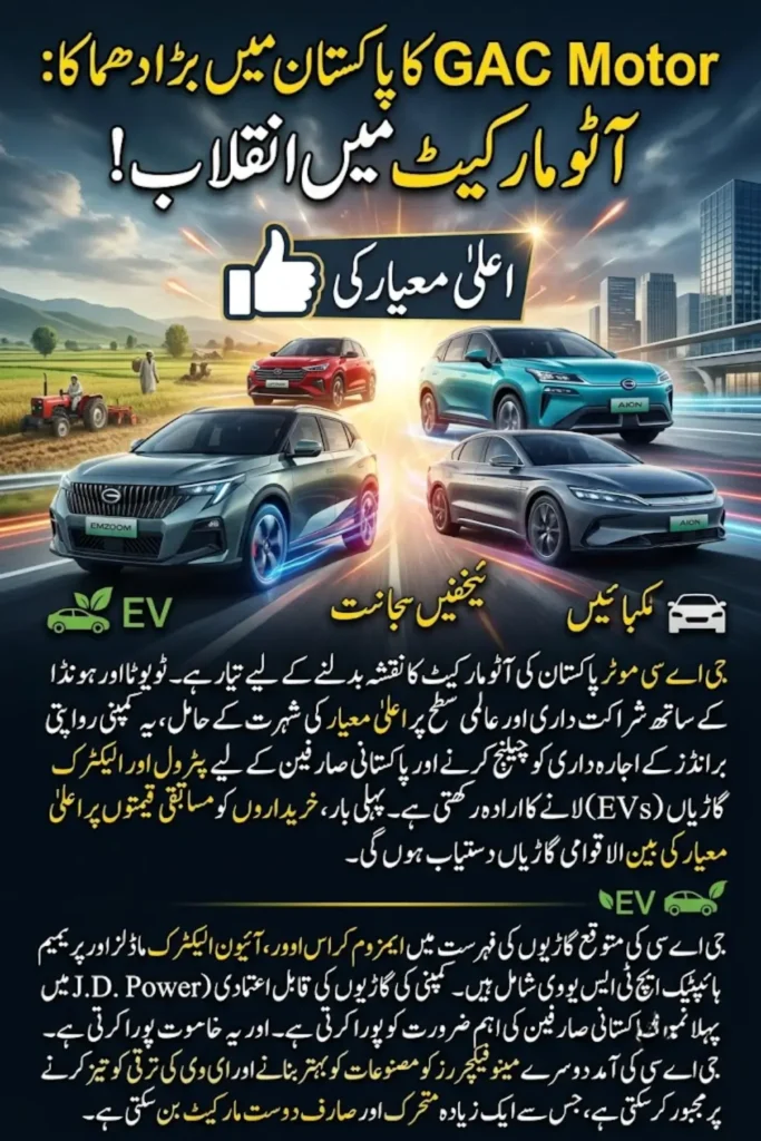 GAC Motor Pakistan Entry Could Transform the Country’s Auto Industry