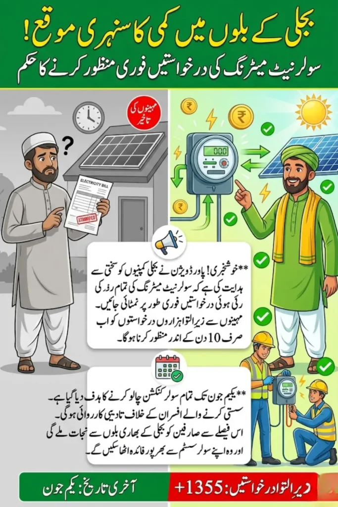 Pakistan Orders DISCOs to Clear Pending Solar Net Metering Applications Within 10 Days