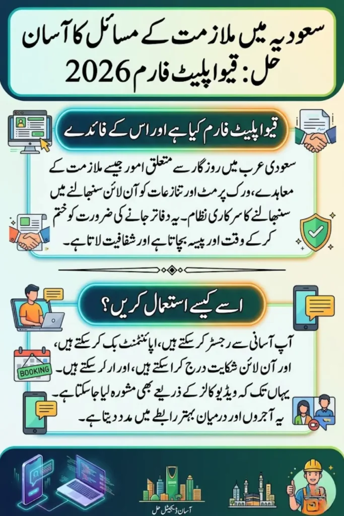 Qiwa Platform 2026: Complete Guide to Booking Appointments, Video Calls, and Resolving Work Issues Online