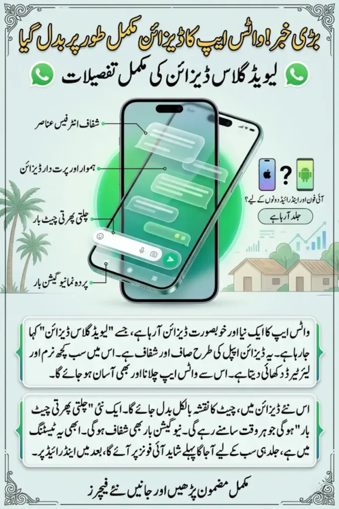 WhatsApp Liquid Glass Design Update 2026: New Chat Interface, Floating Bar, and UI Changes Explained