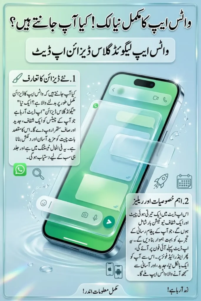 WhatsApp Liquid Glass Design Update: New Chat Interface, Floating Bar & Major UI Changes Coming Soon